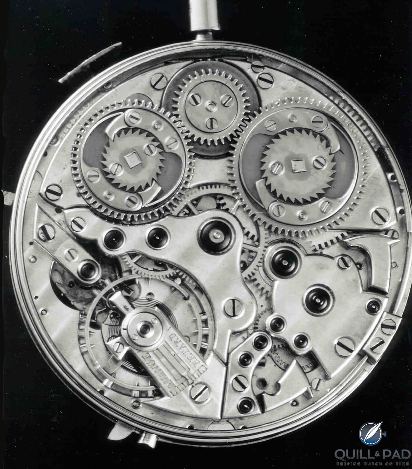 The grand sonnerie minute repeating movement created in the specialist ateliers of Louis-Elysée Piguet as it left Le Brassus in 1892