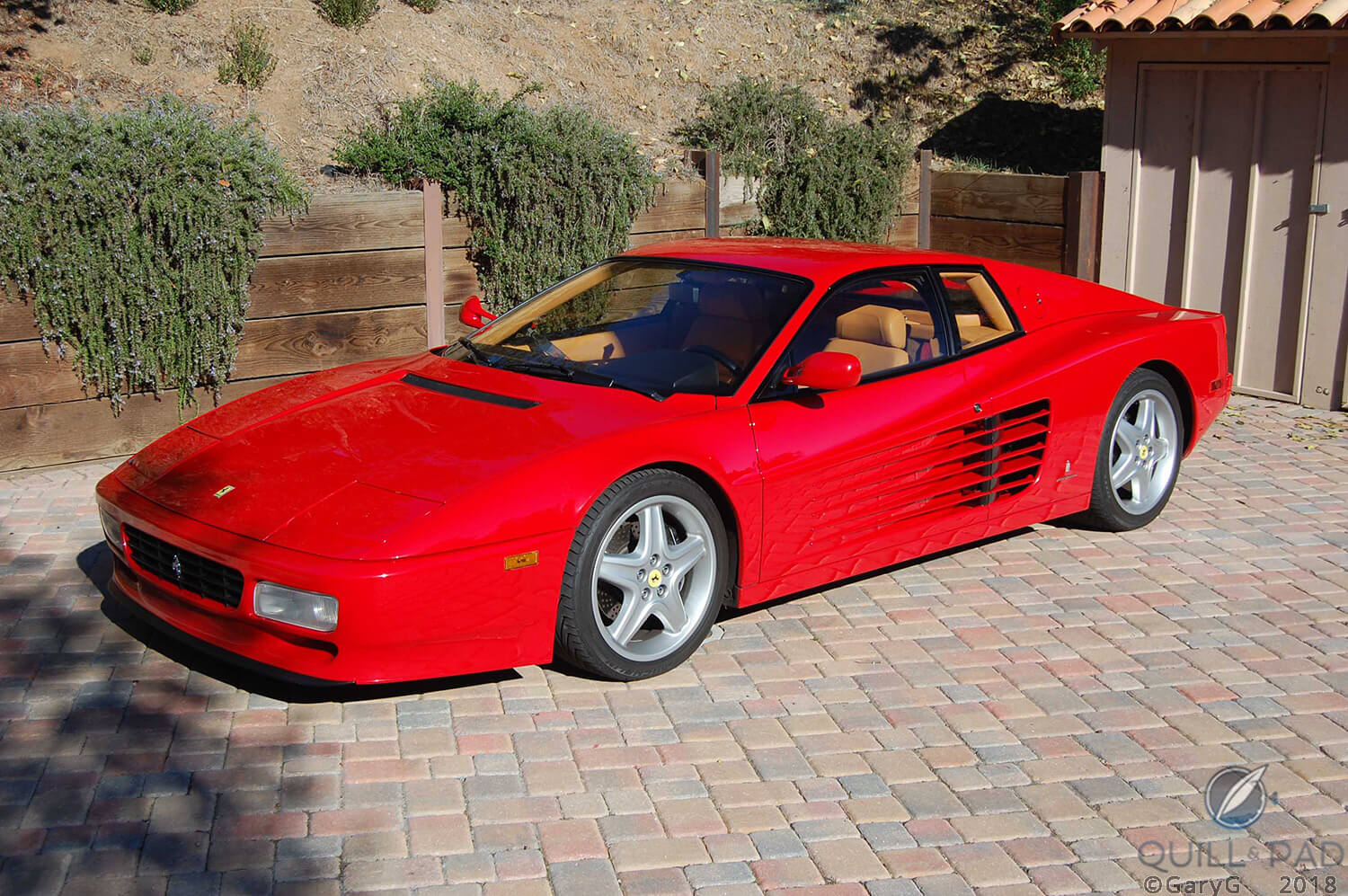 Didn’t get hurt, didn’t get rich: the author’s Ferrari 512TR, sold at a bargain price
