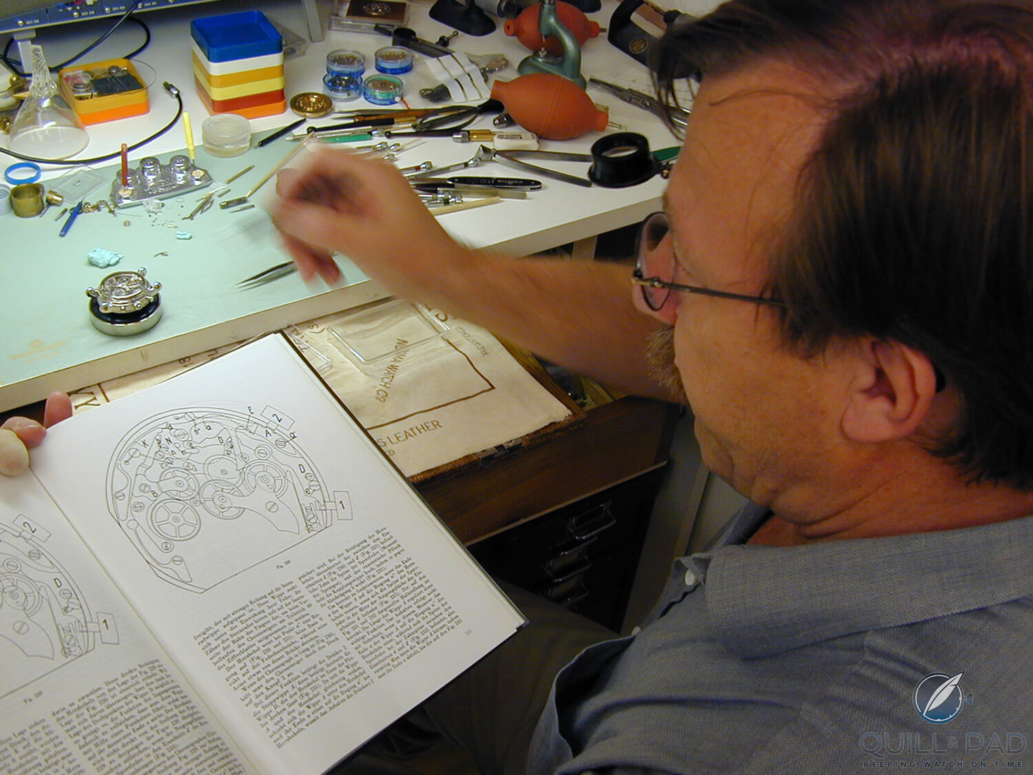Paul Gerber was the expert watchmaker of choice to realize Lord Arran’s desired enhancements (photo courtesy Dr. Magnus Bosse)