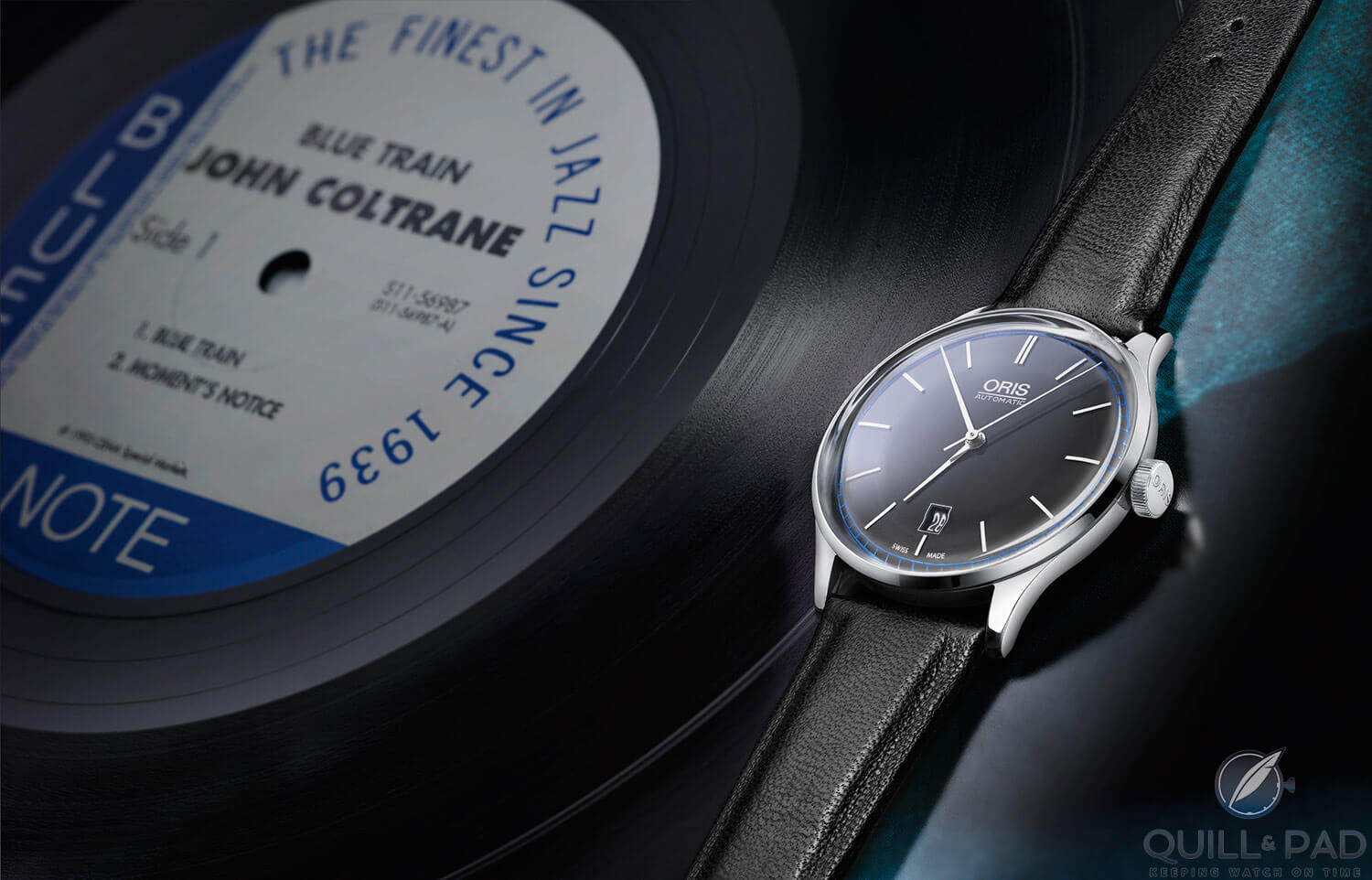 It was the 1957 John Coltrane album Blue Train that inspired an elegant Oris watch in a limited edition of 1,000 pieces in 2014