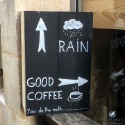 Rain or coffee?