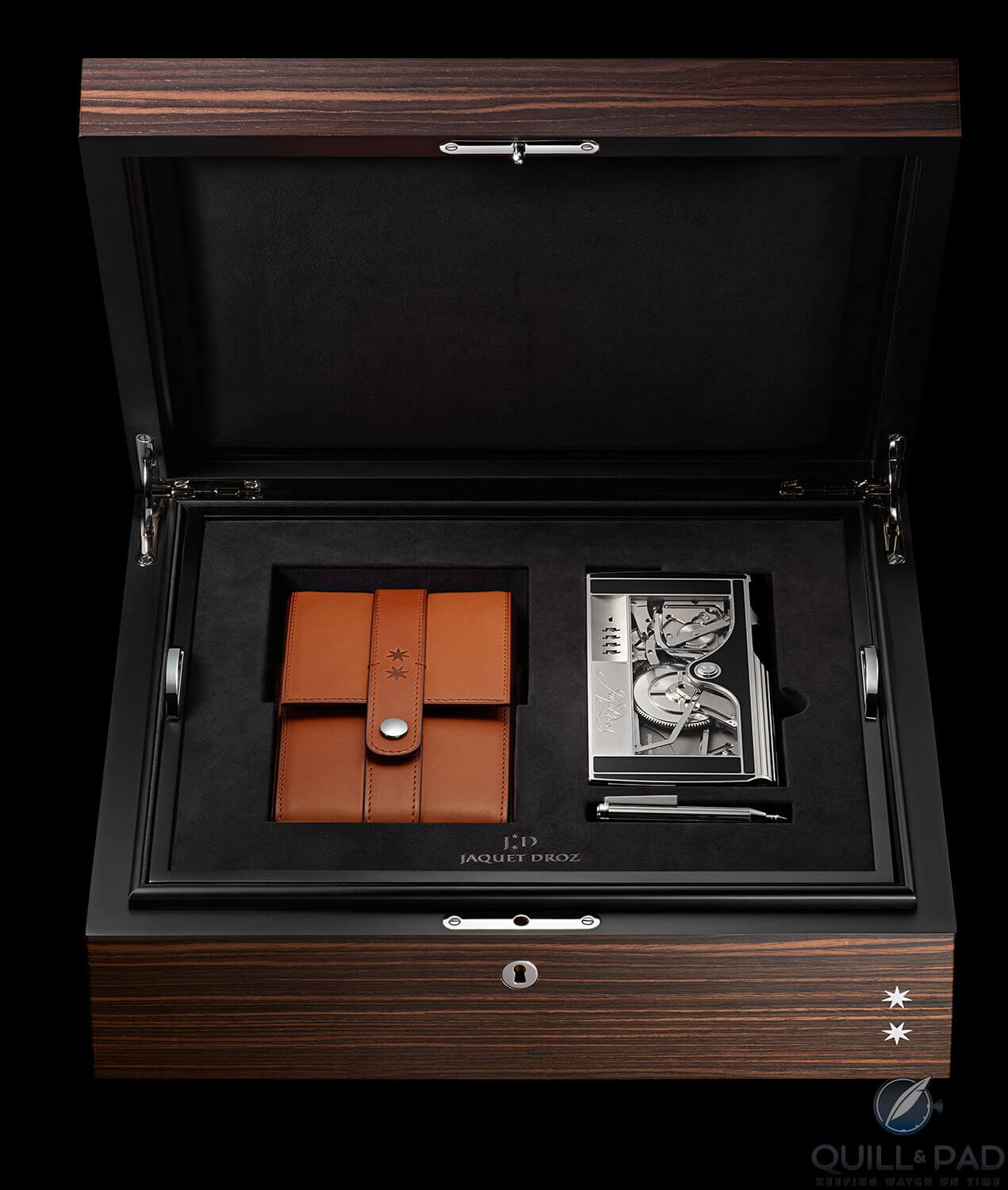 Jaquet Droz Signing Machine in its case