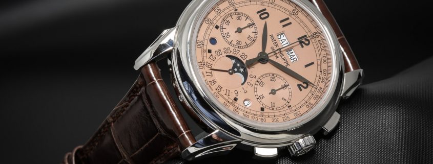 Patek Philippe Ref 5270P Perpetual Chronograph with salmon dial