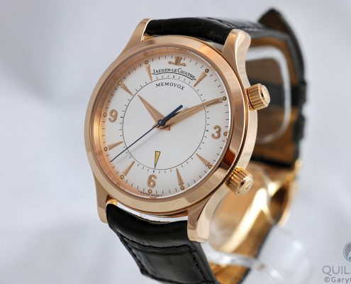 Jaeger-LeCoultre Memovox in pink gold