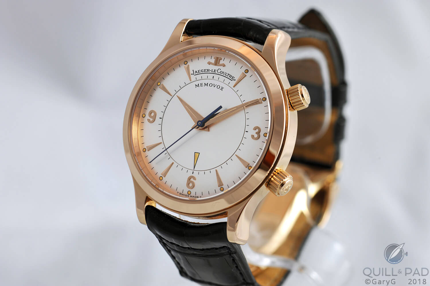 Jaeger-LeCoultre Memovox in pink gold