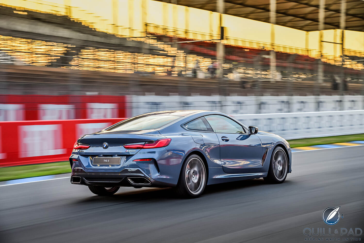 BMW M850i xDrive Coupe from the back