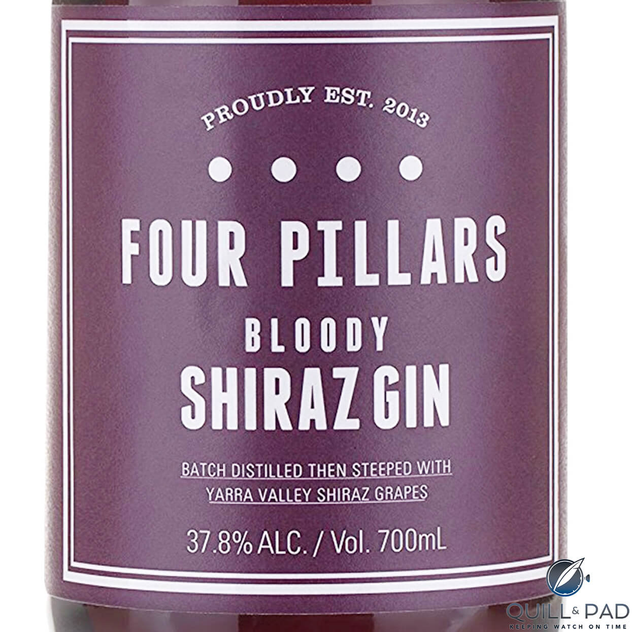 Four Pillars Bloody Shiraz Gin label