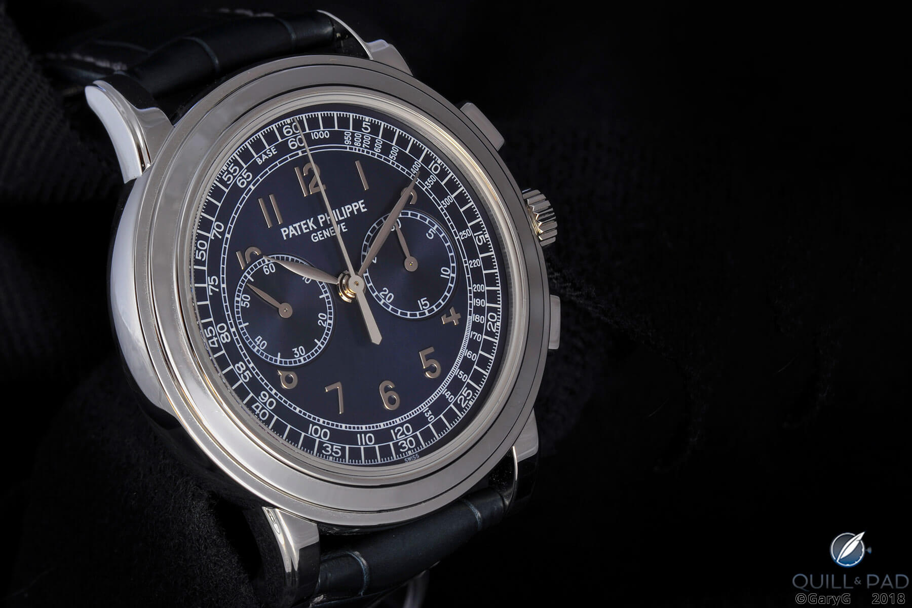 Captivating form and color: Patek Philippe Reference 5070P chronograph