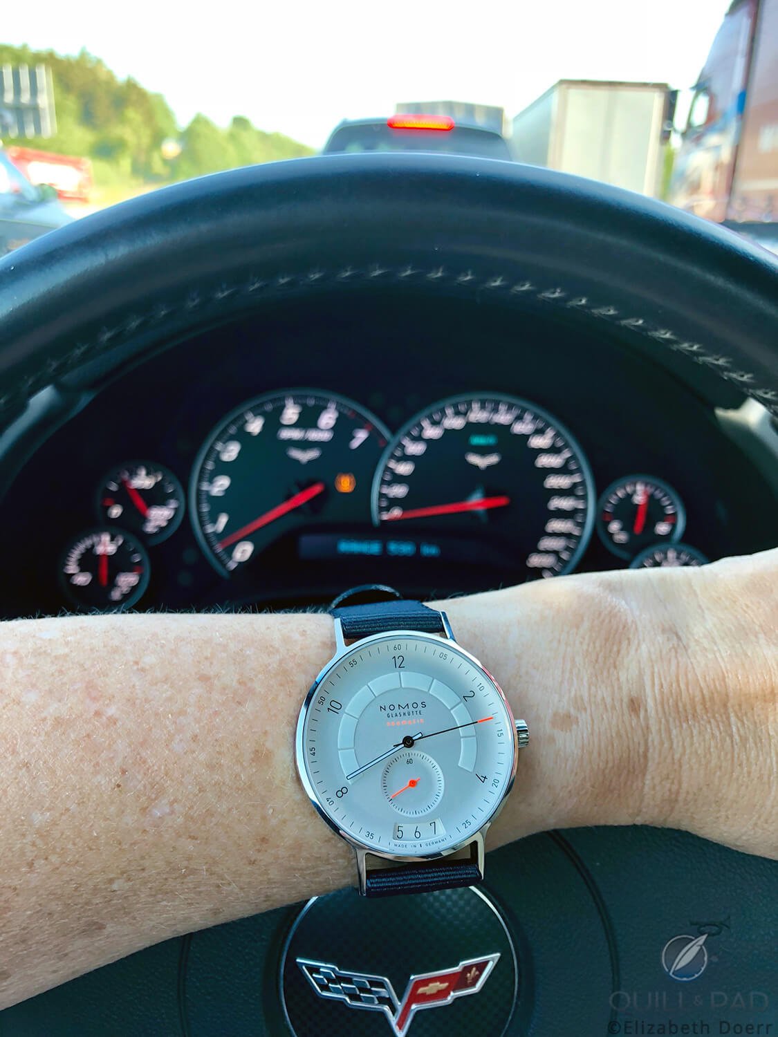 Nomos Glashütte’s Autobahn performs admirably as a drive watch, even during traffic jams