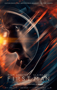 'First Man' starring Ryan Gosling and Clair Foy