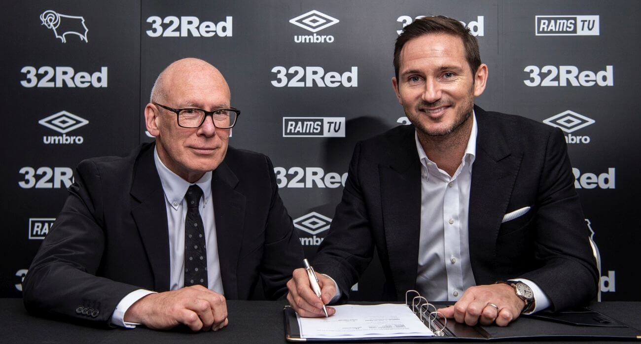 Frank Lampard signing on as manager for Derby County wearing a Patek Philippe Reference 5153