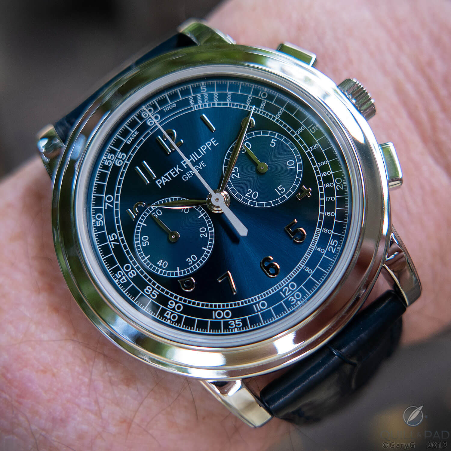 On the wrist: Patek Philippe Reference 5070P-013 “London”
