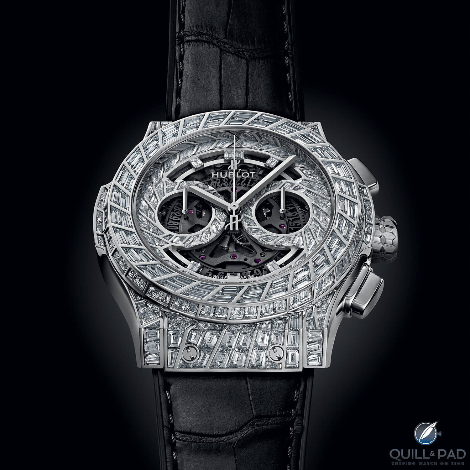 Hublot Big Bang Aero Band with Diamonds - OMI Jewelry