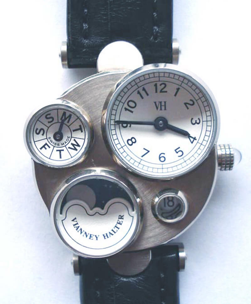 Looked good, at least online: eBay photo of Vianney Halter Contemporaine No. 3W
