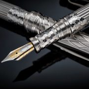 Grayson Tighe for Blancpain Series 2 fountain pen nib close up