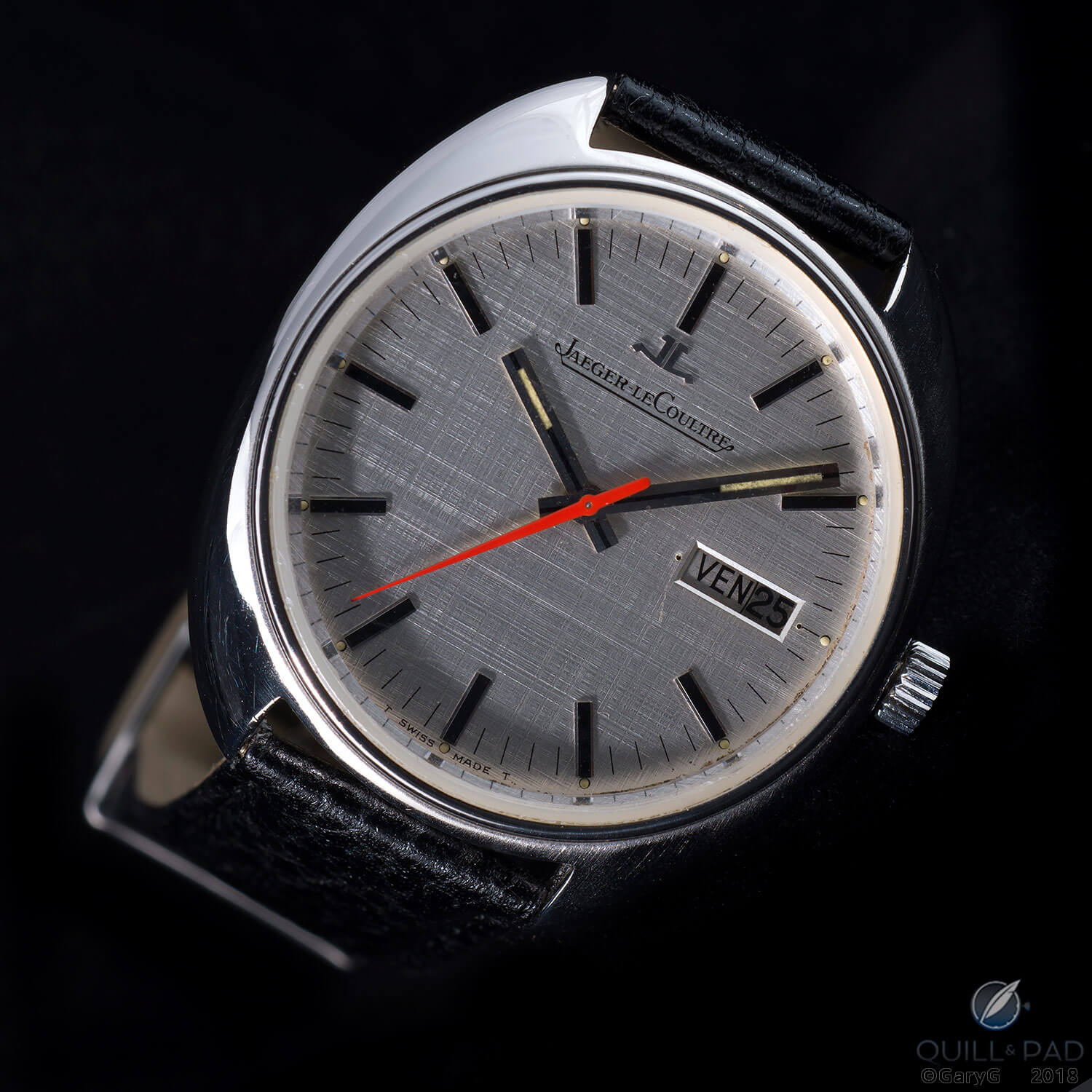Sweeping statement: Jaeger-LeCoultre prototype watch with bright sweep seconds hand