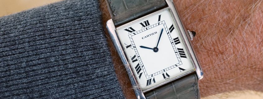 Louis Cartier Jumbo on the wrist
