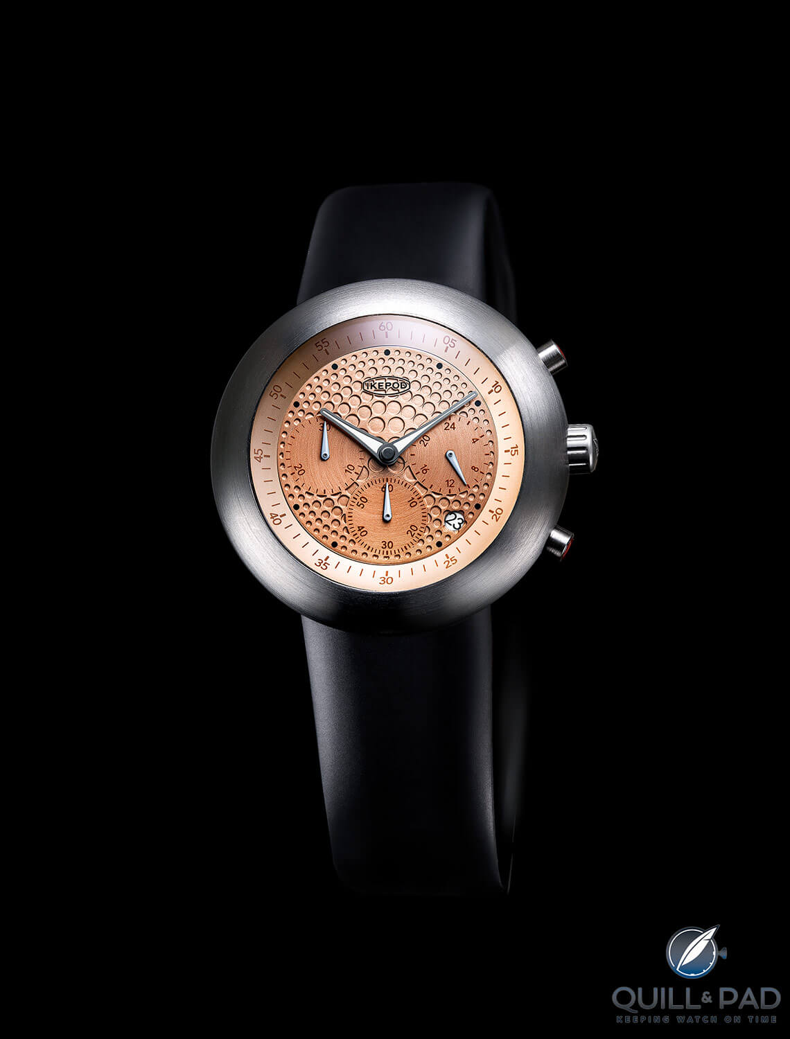 Ikepod chronograph with copper dial