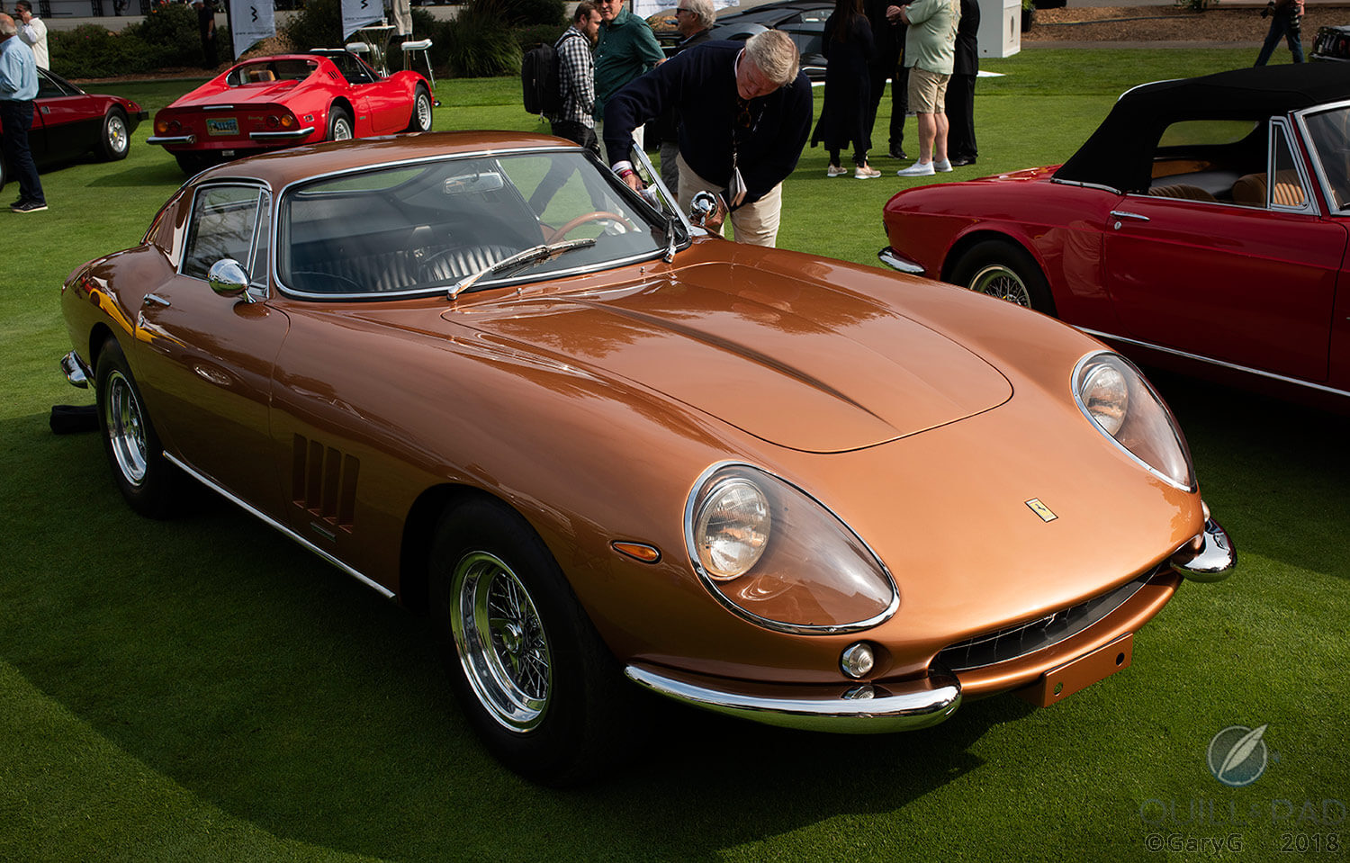 The one for me, if only: 1967 Ferrari GTB/4 at The Quail, 2018