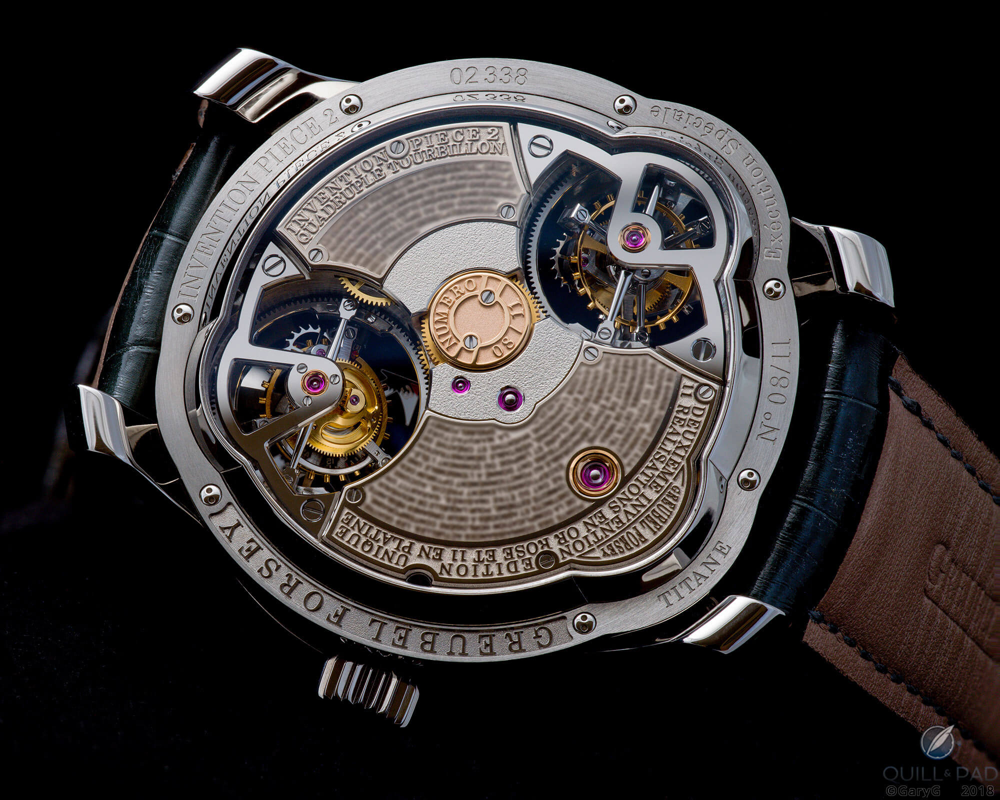 Reverse side of the Greubel Forsey Invention Piece 2
