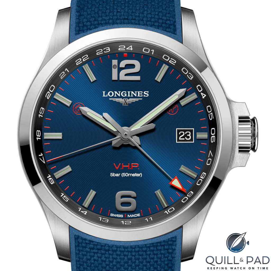 Longines Conquest V.H.P. GMT Flash Setting