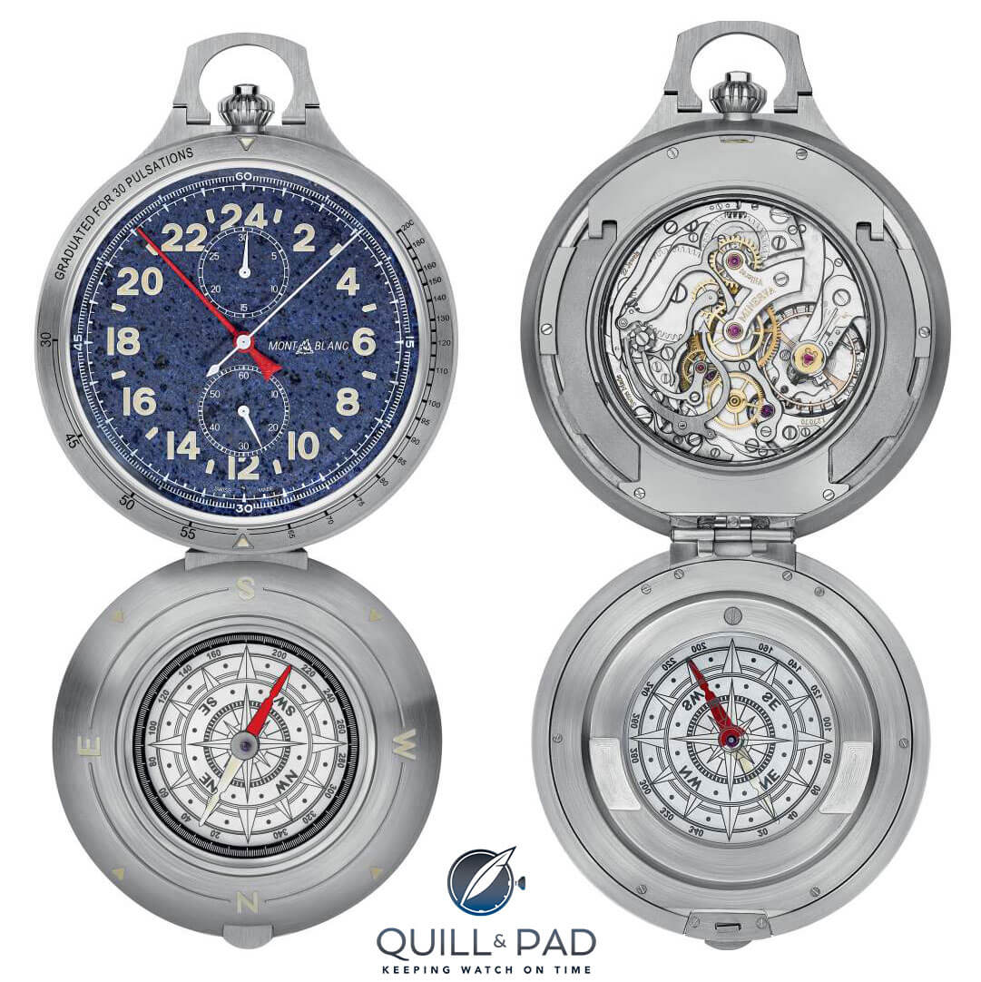 Recto/Verso Montblanc 1858 Pocket Watch Limited Edition 100