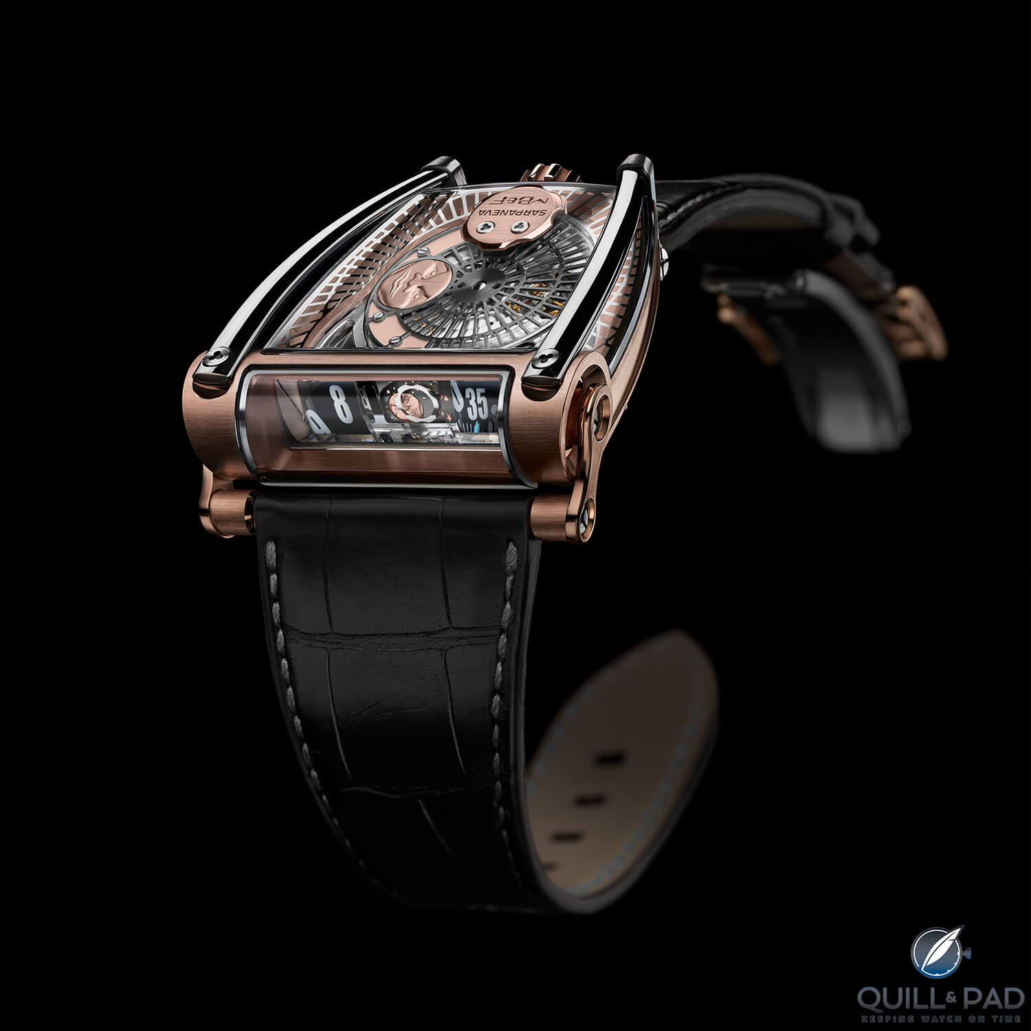 MoonMachine 2 by MB&F with Stepan Sarpaneva in red gold