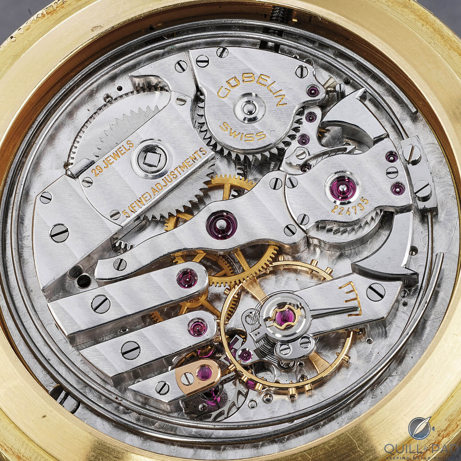 Movement of the Richard Daners Minute Repeater for Gübelin (photo courtesy Phillips auctions)
