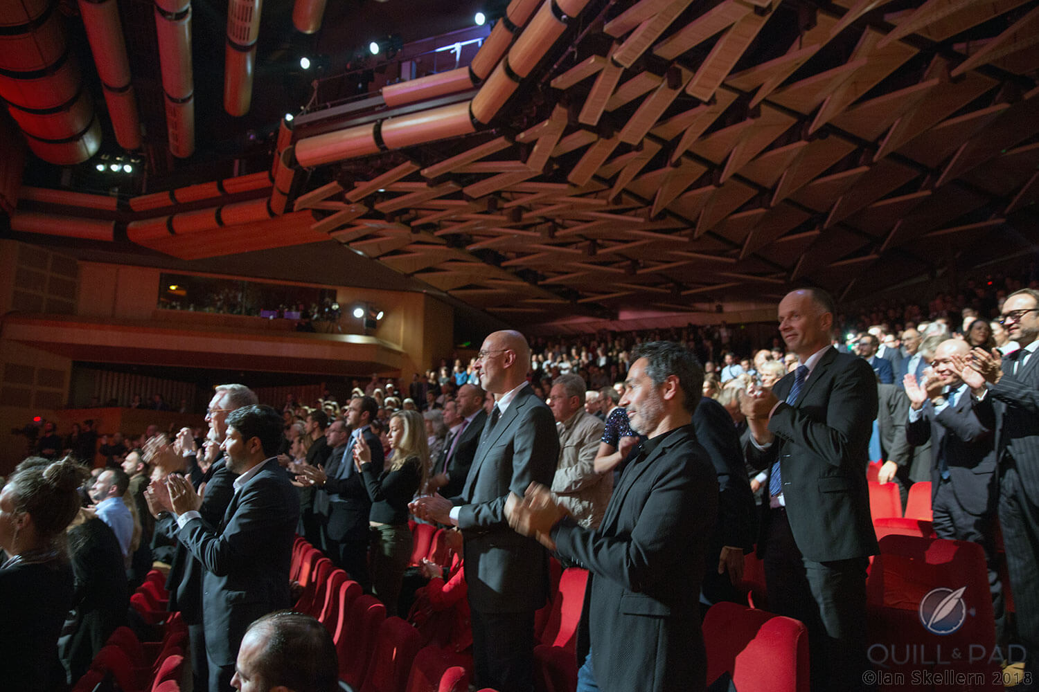 A prolonged standing ovation for Jean-Claude Biver at the 2018 GPHG