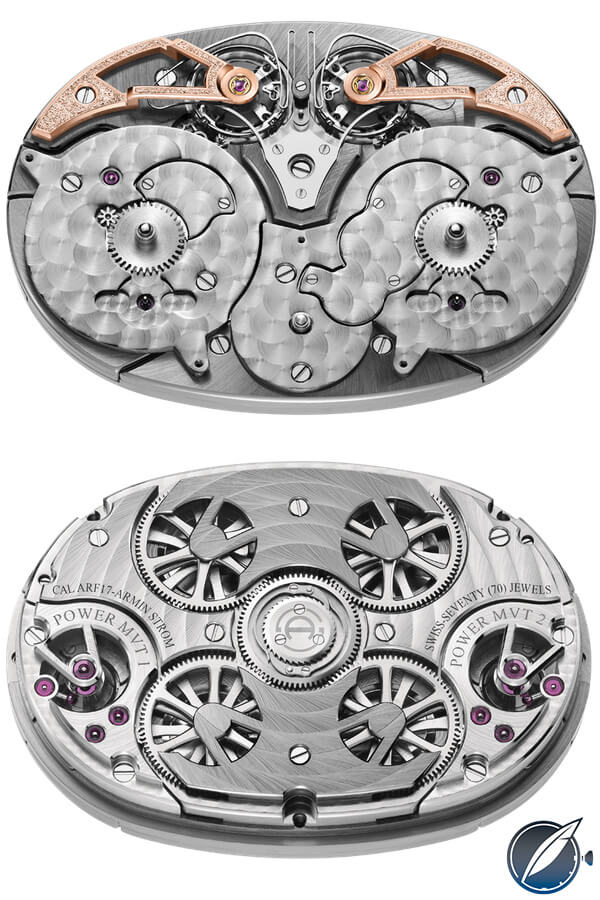 Armin Strom Caliber ARF17 with two independent movements in resonance