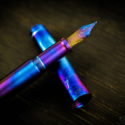 Grayson Tighe Rainbow Fire fountain pen