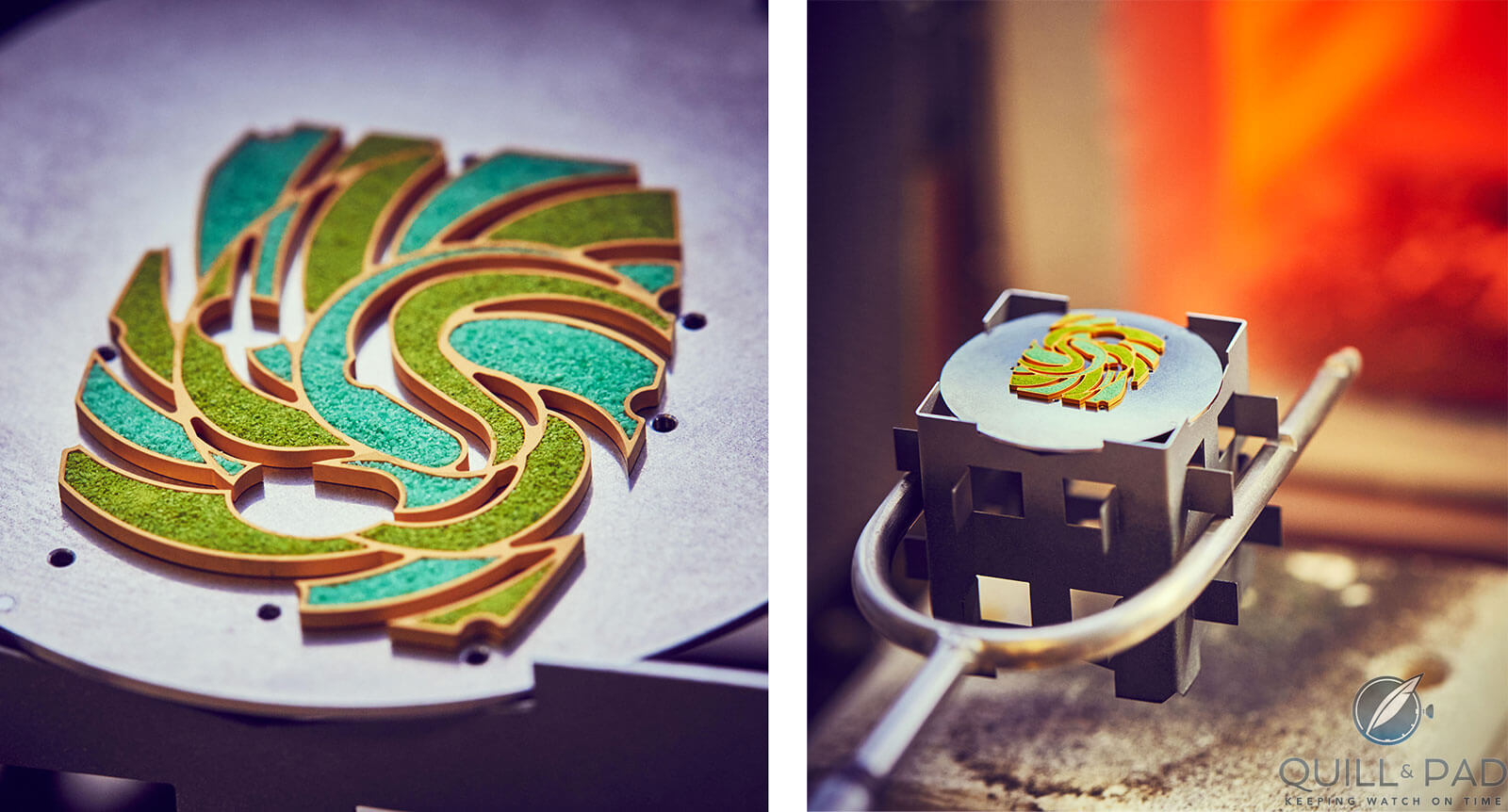Firing the enamel dial of the Richard Mille RM-37-01 Sucette