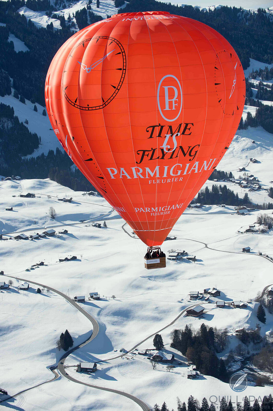 Parmigiani balloon near Gstaad in 2013