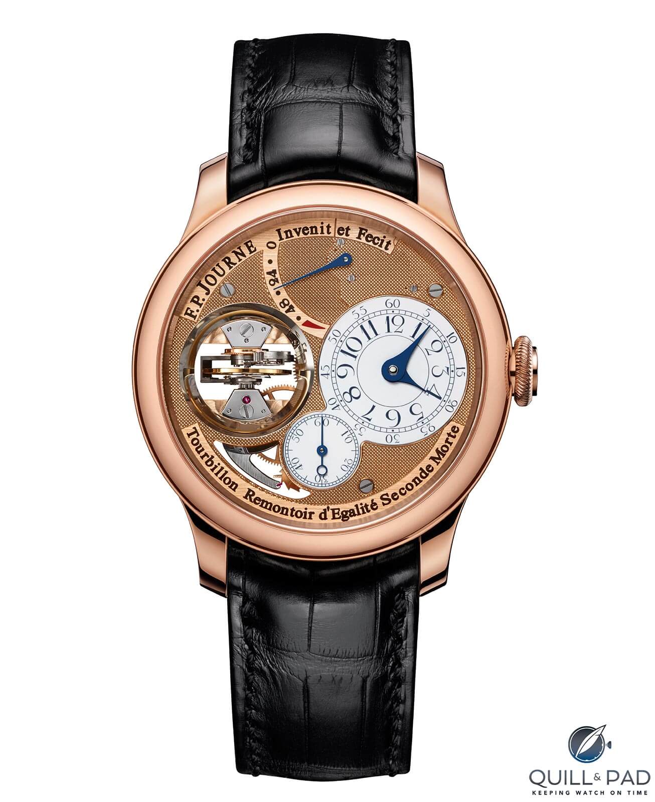 F.P. Journe Tourbillon Souverain Vertical in red gold