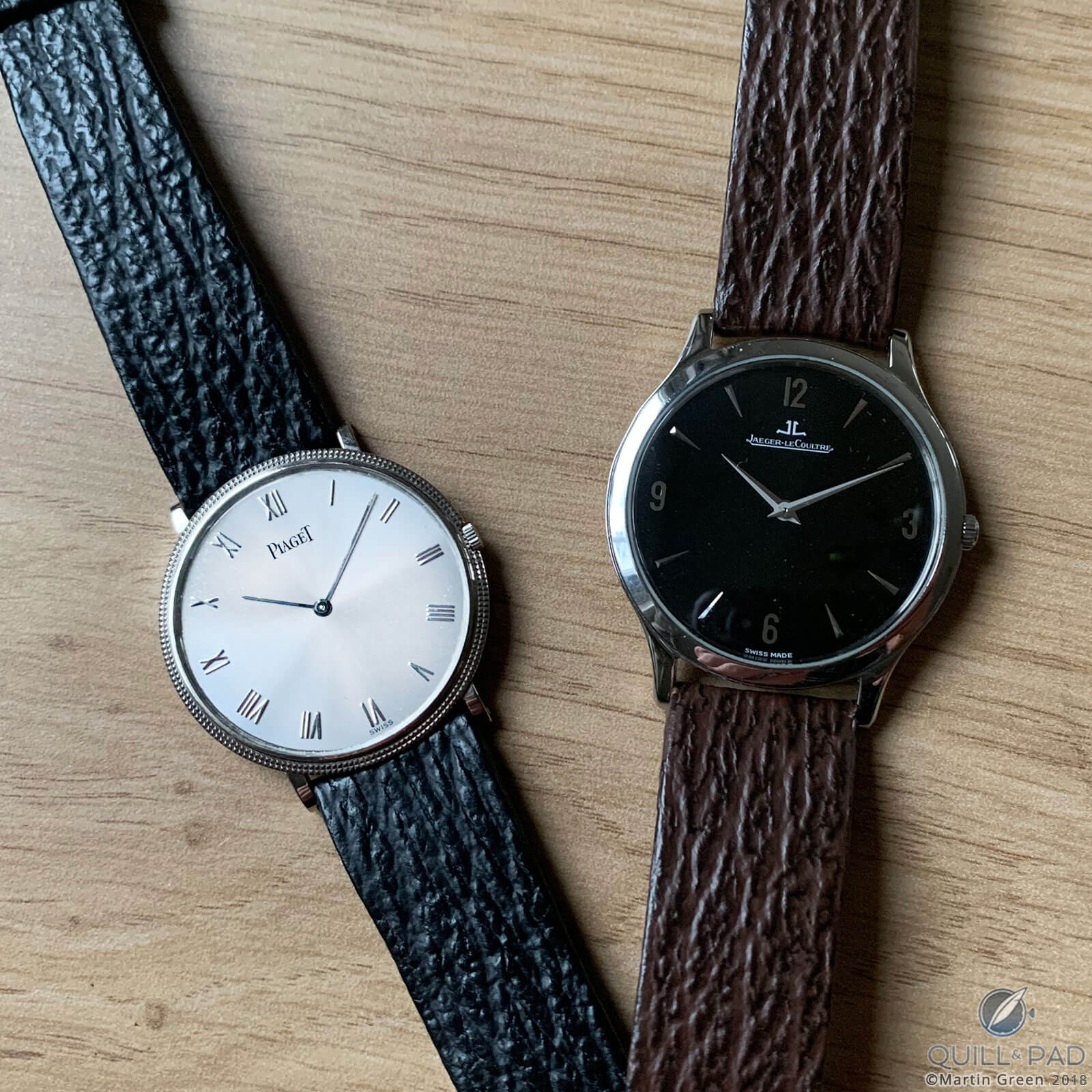 Piaget Altiplano (left) and Jaeger-LeCoultre Master Ultra Thin