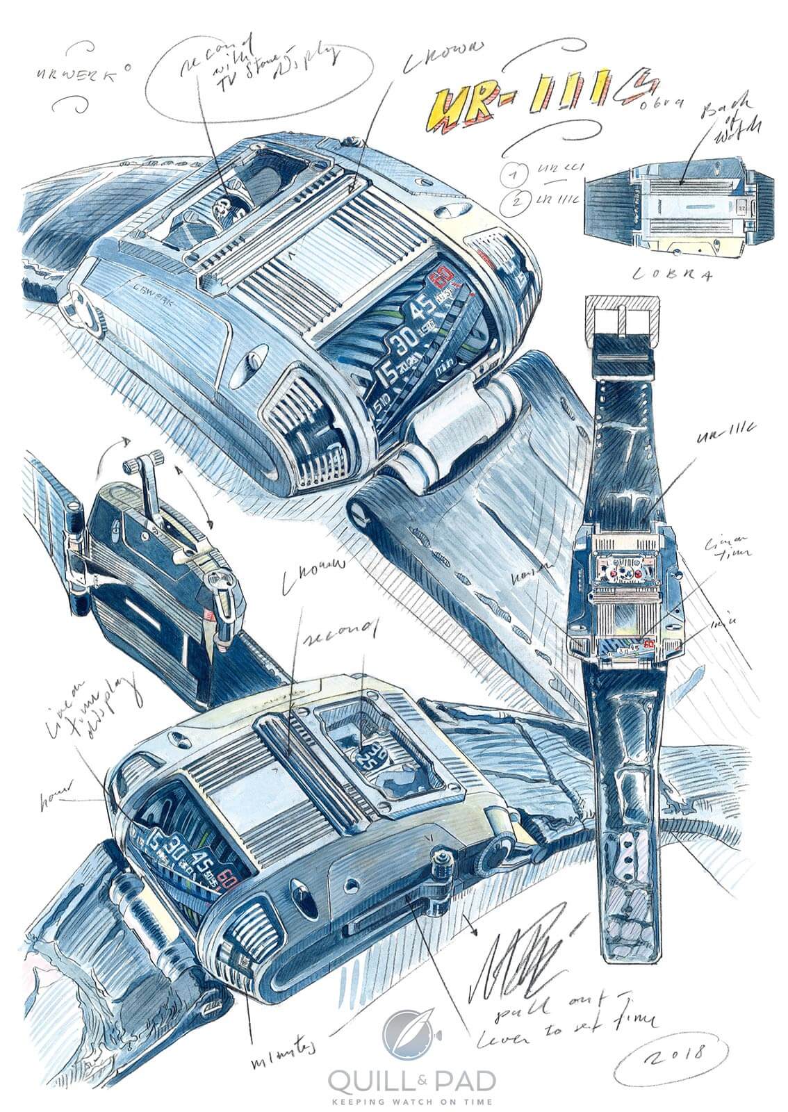 Urwerk UR-111C sketches