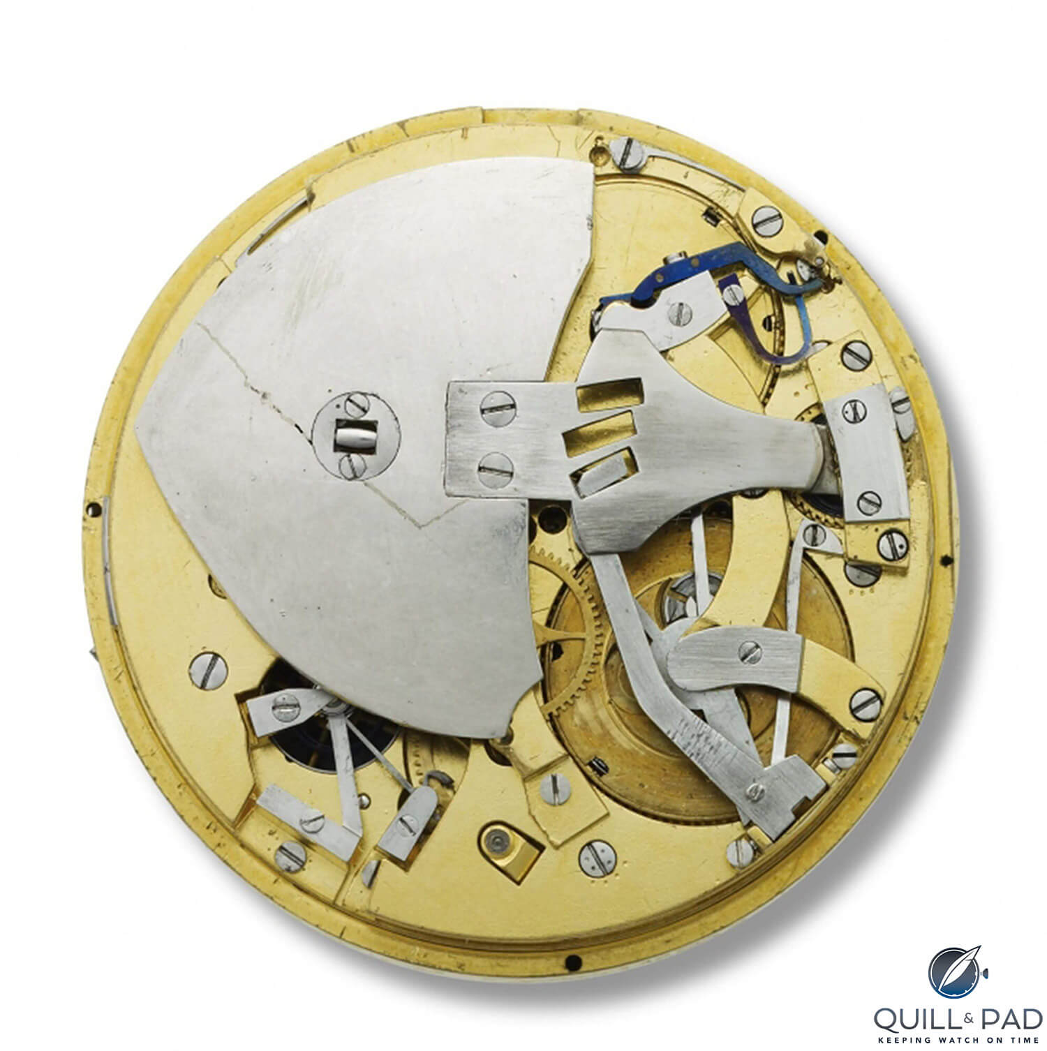 Abraham-Louis Breguet self-winding pocket watch movement 