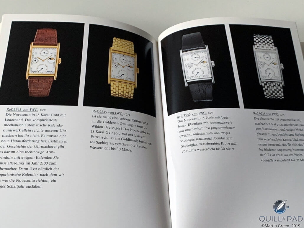 Three IWC Catalogs Illustrate The Dramatic Evolution Of The Watch