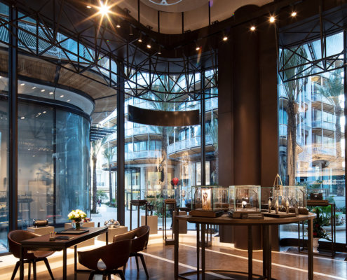 Inside the Art in Time watch boutique in Monaco