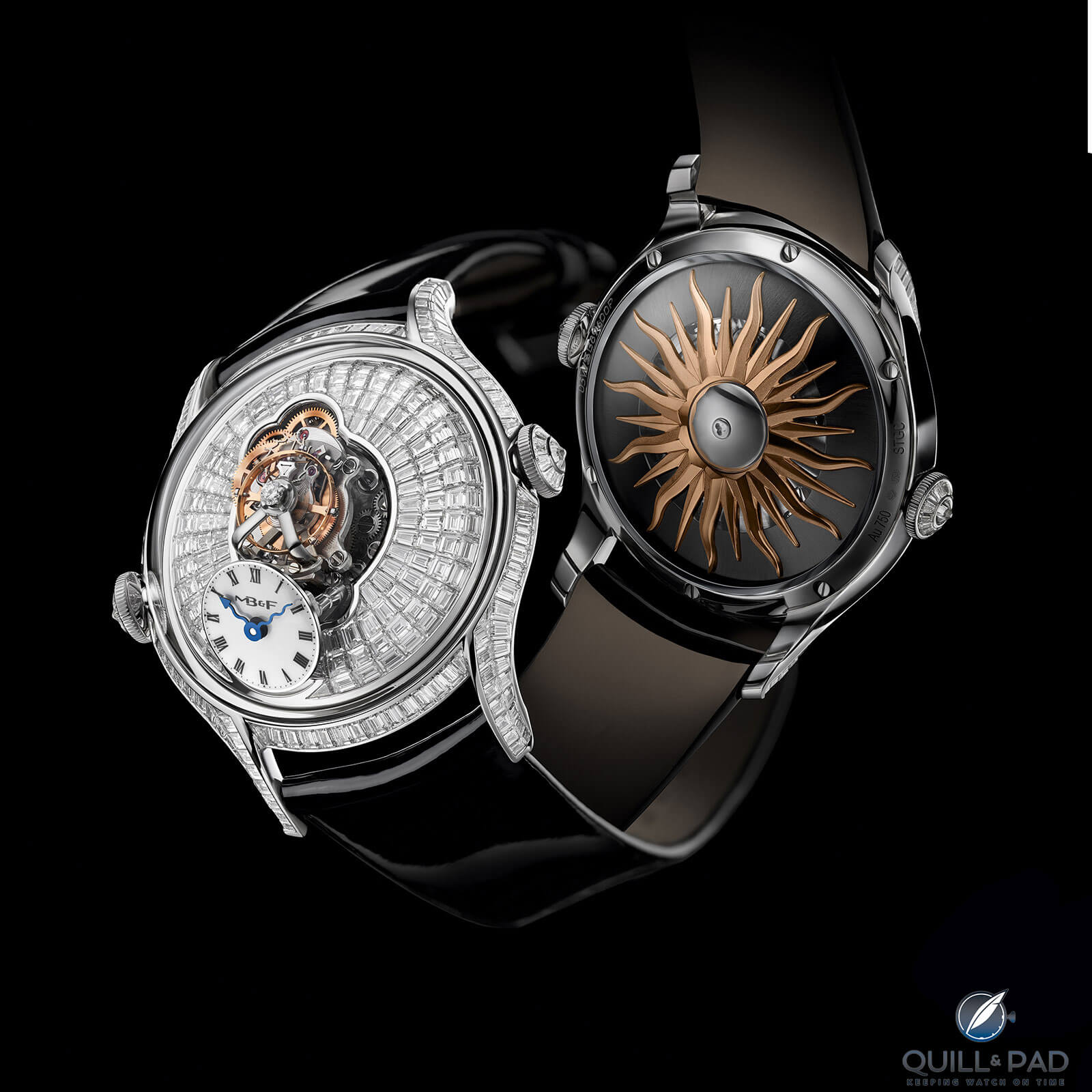 MB&F Legacy Machine FlyingT Baguette front and back