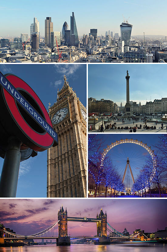 London montage (photo courtesy Wikipedia)