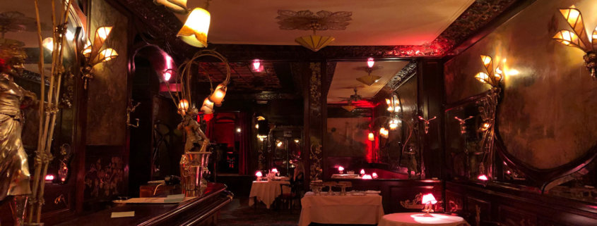 Inside Maxim's restaurant in Paris