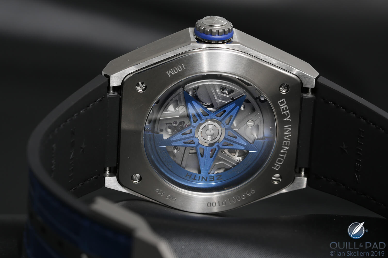 Back of the Zenith Defy Inventor