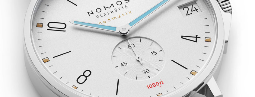 Nomos Glashütte Tangente Sport Neomatik 42 with white dial
