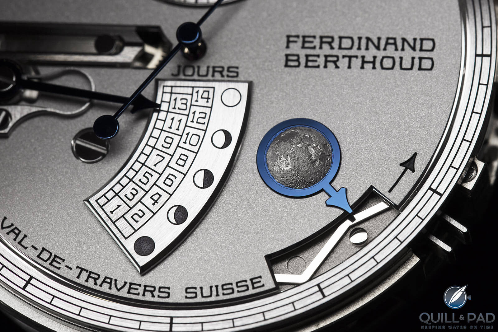 Ferdinand Berthoud FB 1L 'Near side of the moon' display