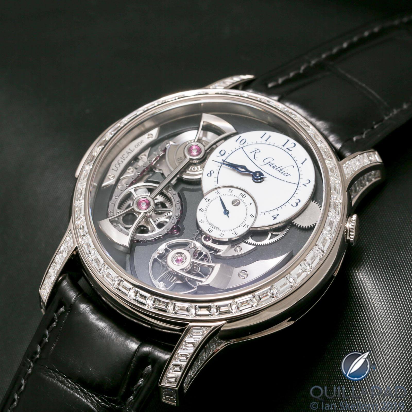 Diamond-set Logical One by Romain Gauthier