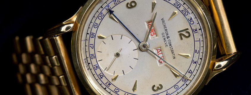 Aging, perhaps gracefully: dial of the Vacheron & Constantin Reference 4560