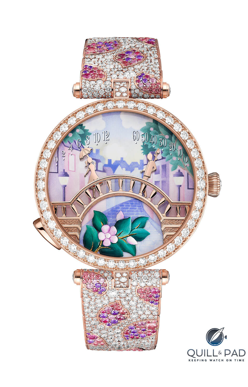 collegegeld havik gemakkelijk Van Cleef & Arpels' Iconic Pont Des Amoureux Timepiece Makes A Comeback  Paying Tribute To Tales Of Love - Quill & Pad