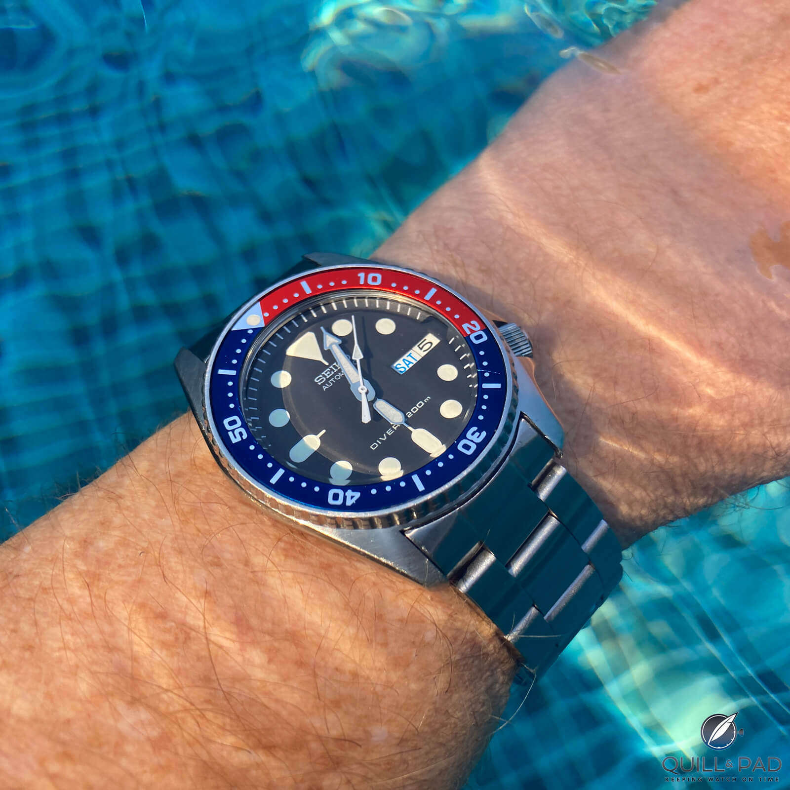 Depth-Testing My SKX013 Watch: Jumping In At The Deep End - & Pad
