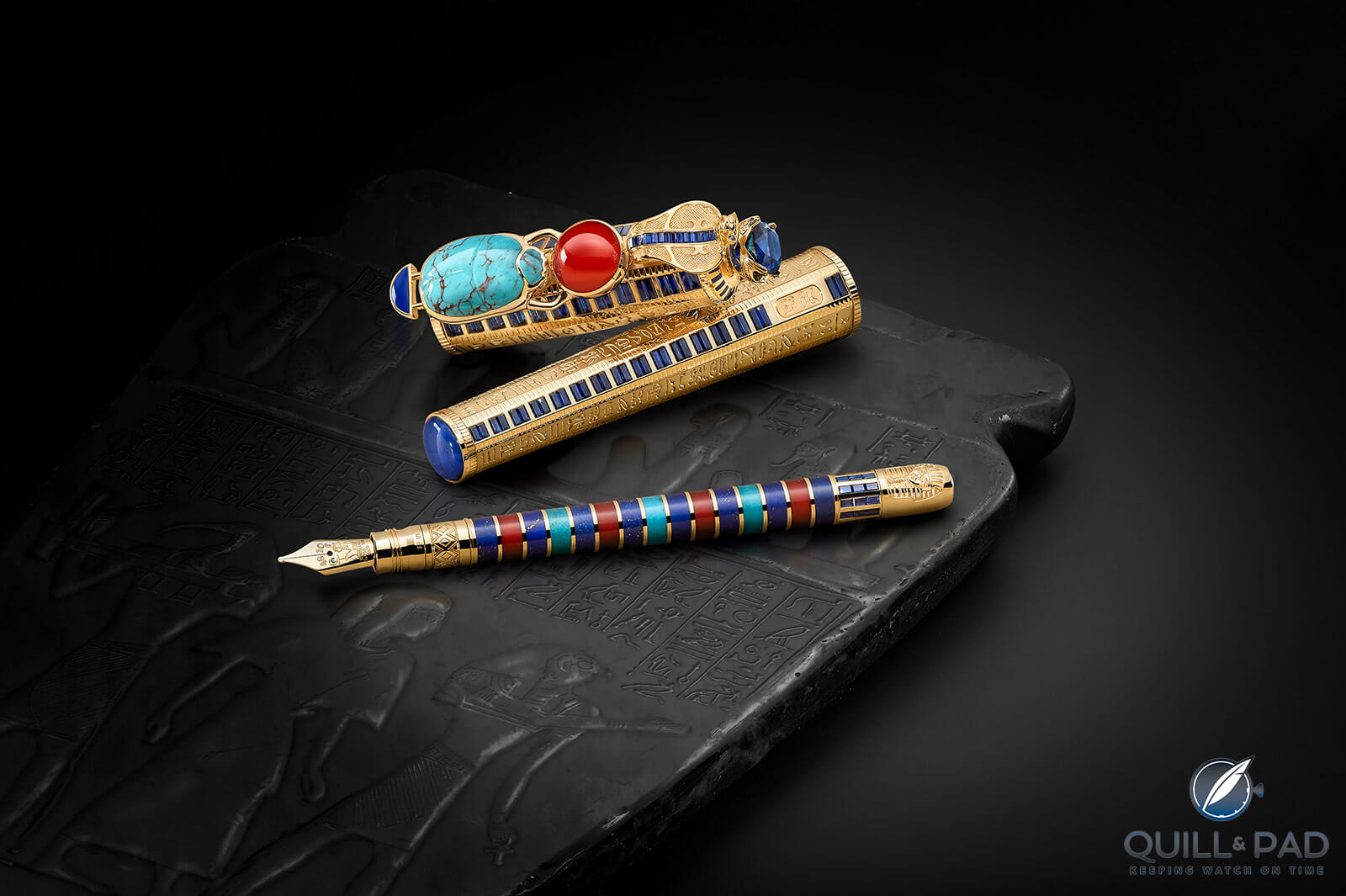 Custom Louis Vuitton pen and pencil set - Stone's Custom Pens